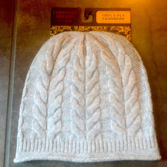 Christian Siriano 100% 2-Ply Cashmere Hat - Picture 2 of 4